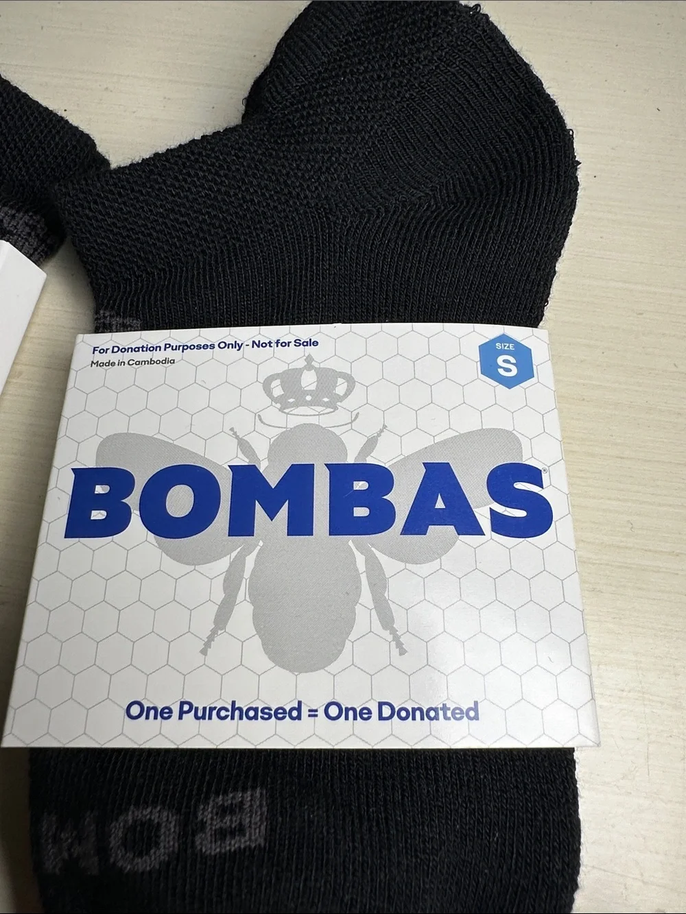 Bombas Womens new No-Show Athletic Socks - Black (2 Pack)